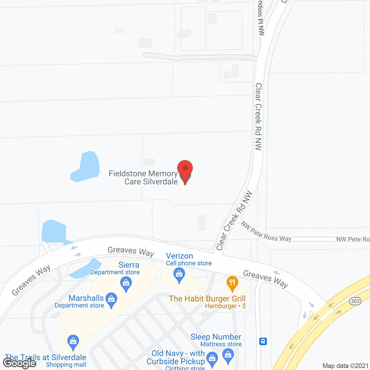 Fieldstone Memory Care of Silverdale in google map