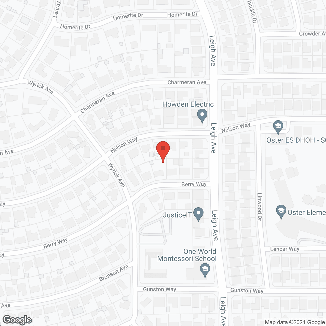Belmont Village Los Gatos in google map