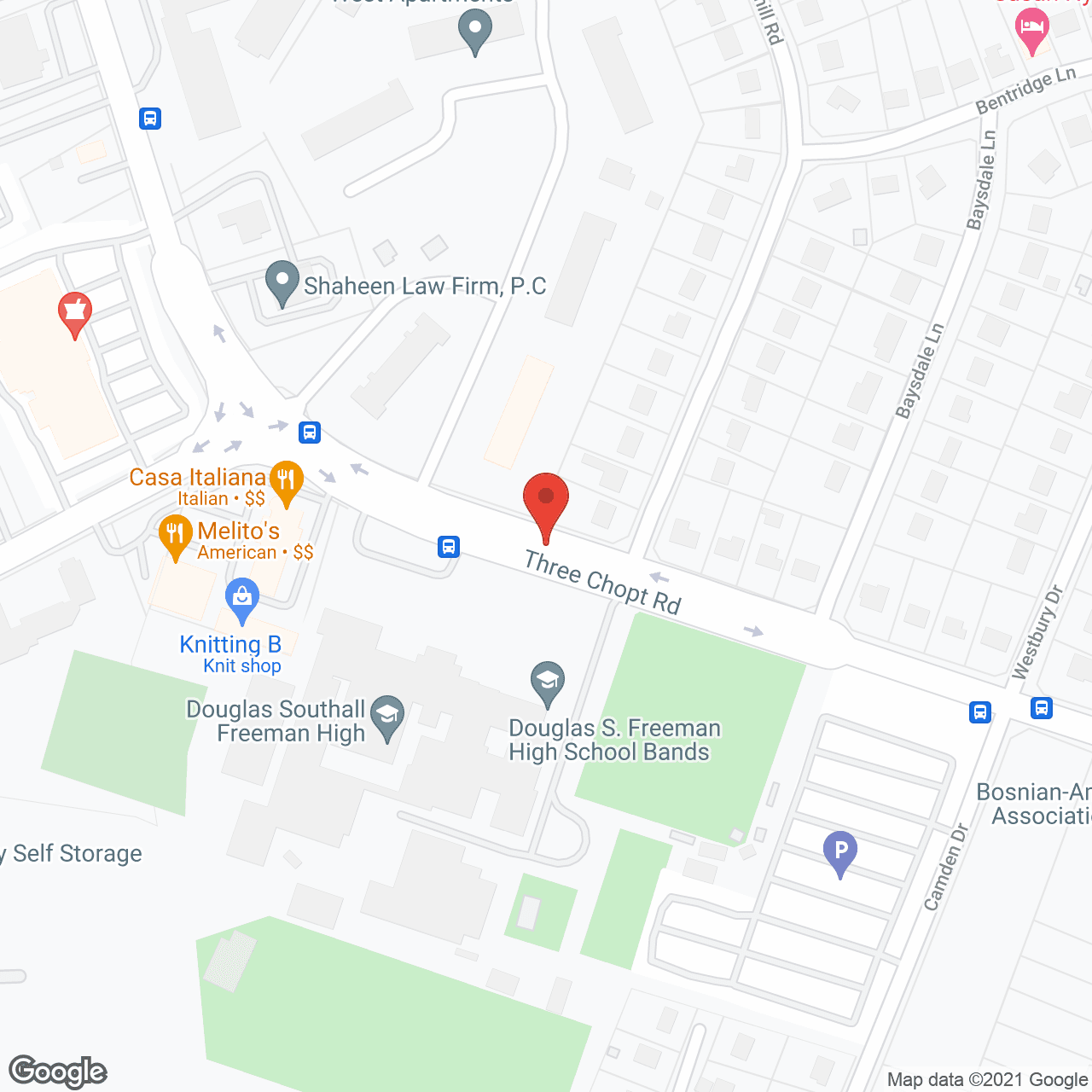 Elevated Home Care in google map