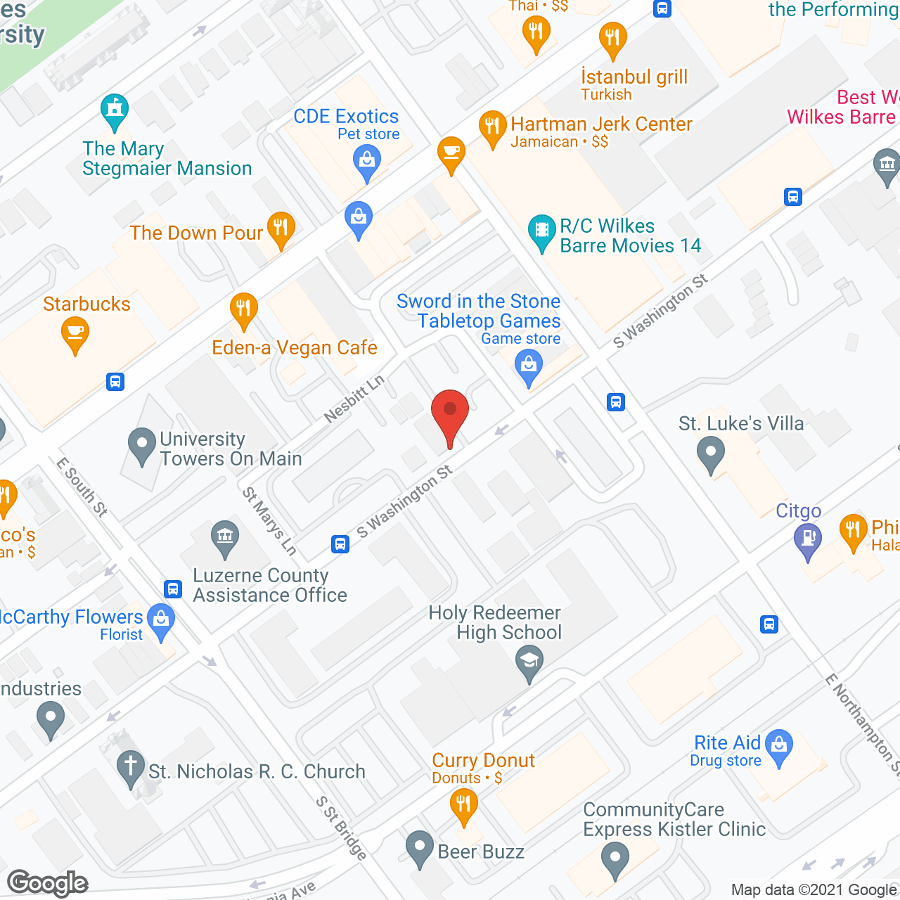 Second Family Memory Care Center in google map