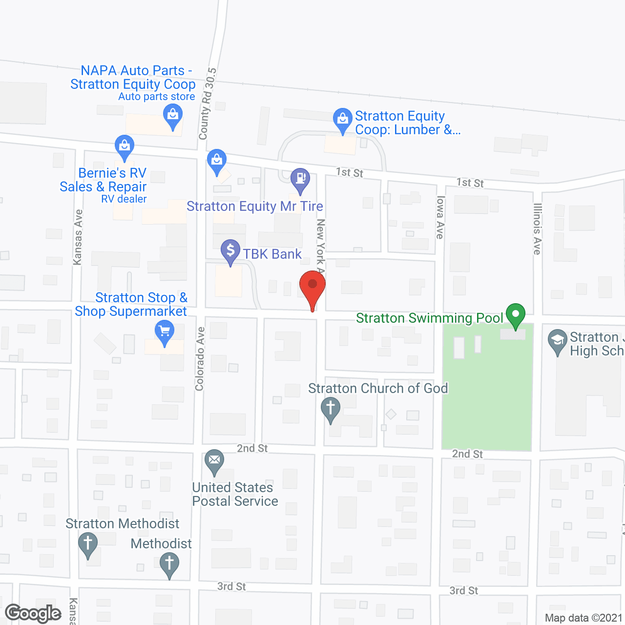 Aspen Leaf Assisted Living Residence in Stratton in google map