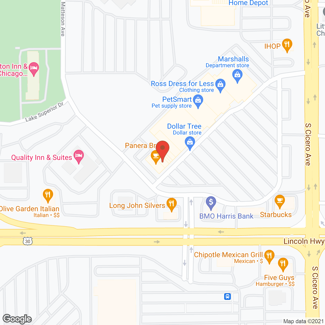 Ridgeland Senior Living in google map