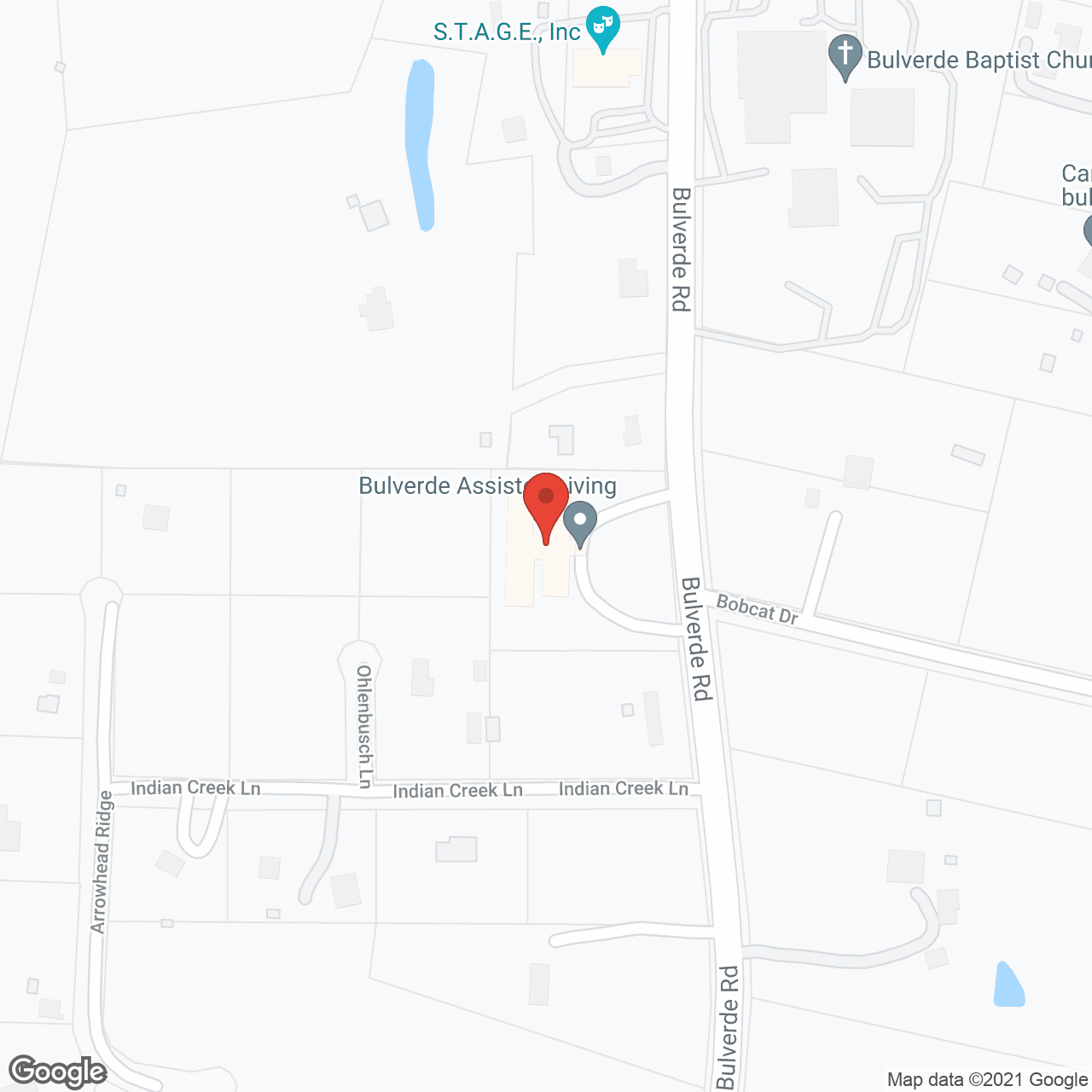 Gemstone at Bulverde in google map