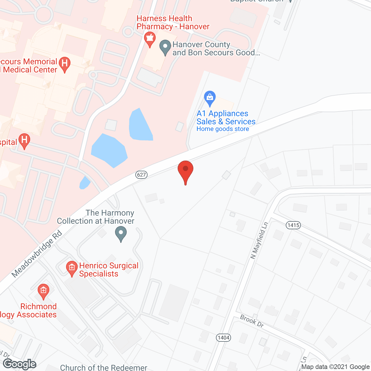 The Harmony Collection at Hanover Independent and Assisted Living in google map