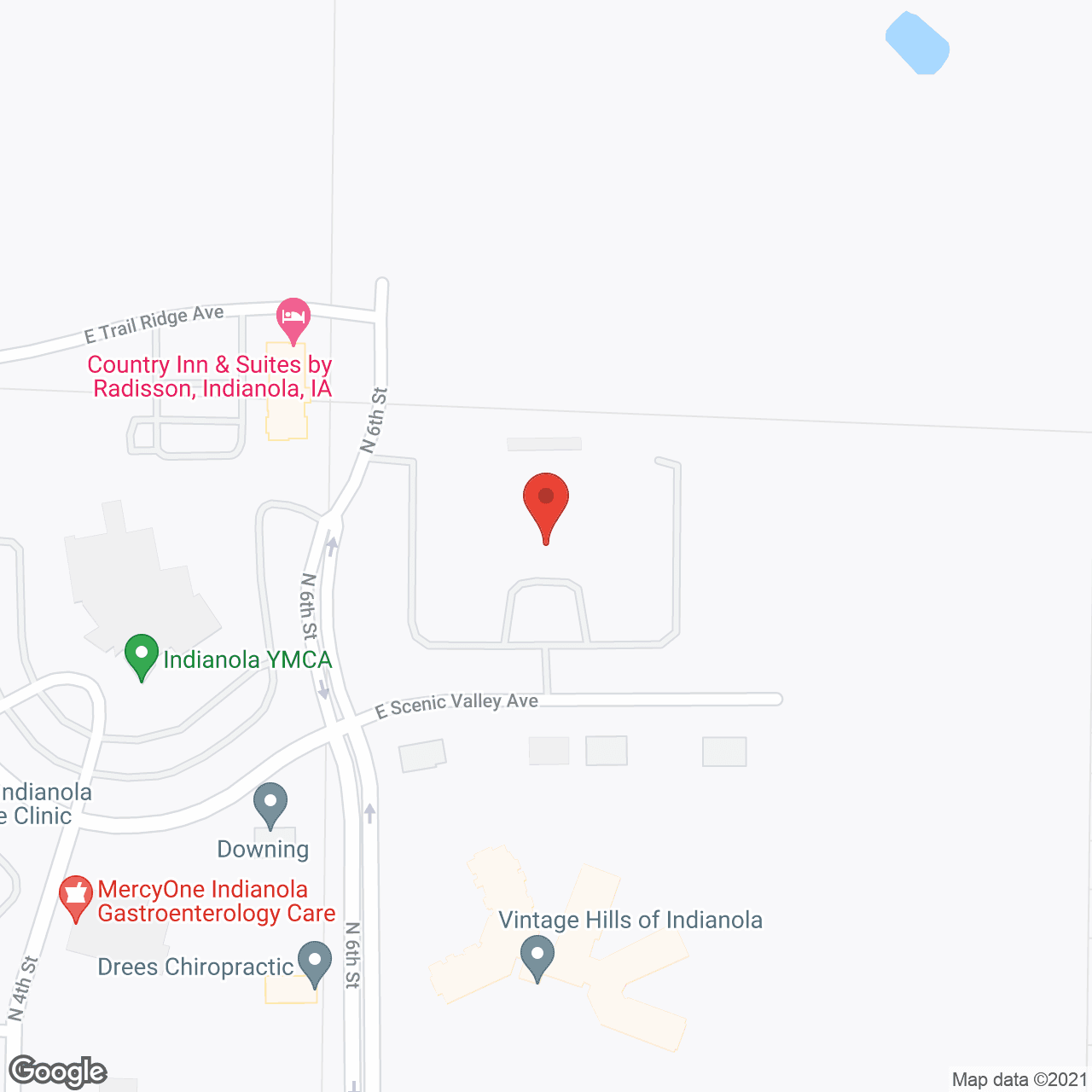 Connect55 Plus Indianola in google map