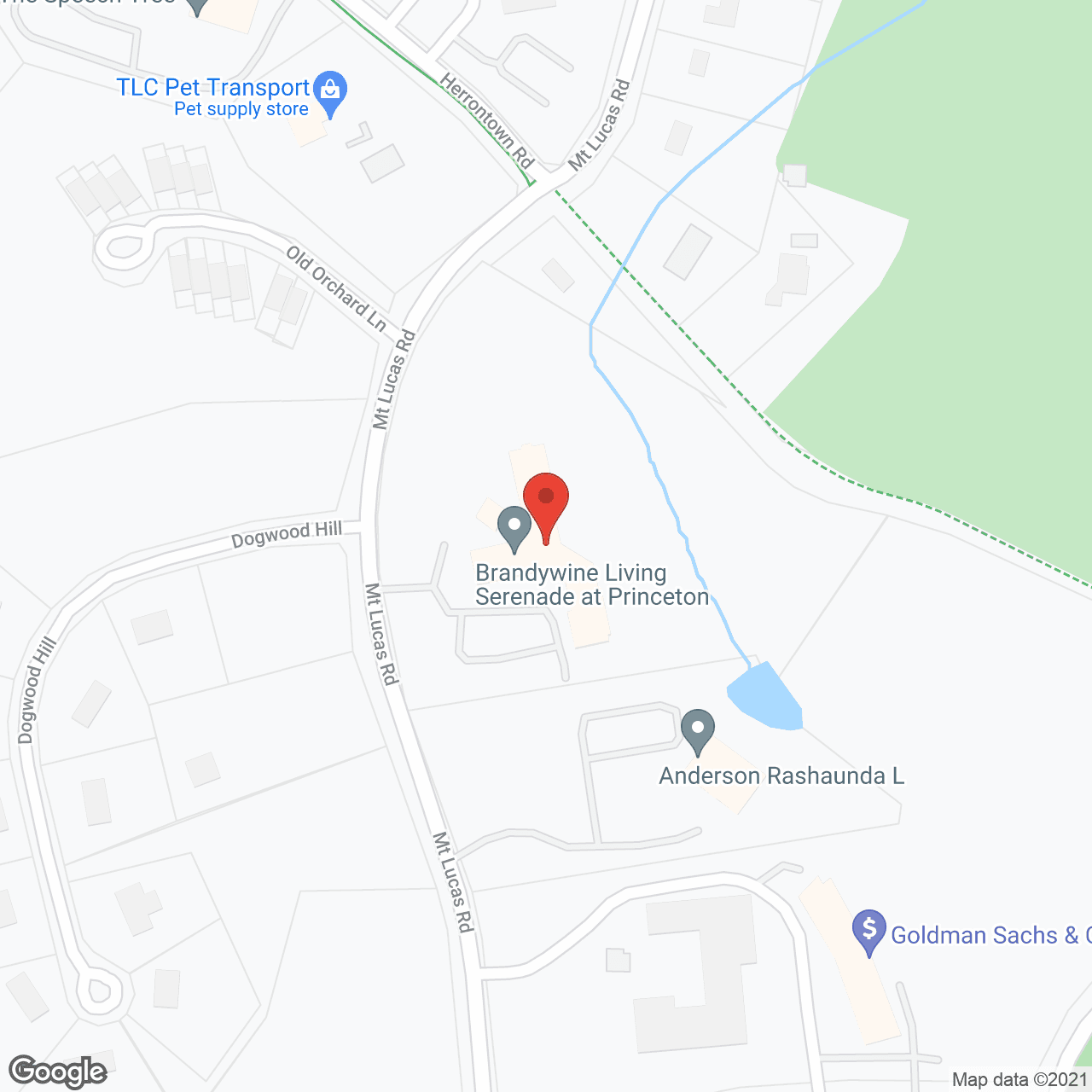 Brandywine Serenade by Monarch in google map