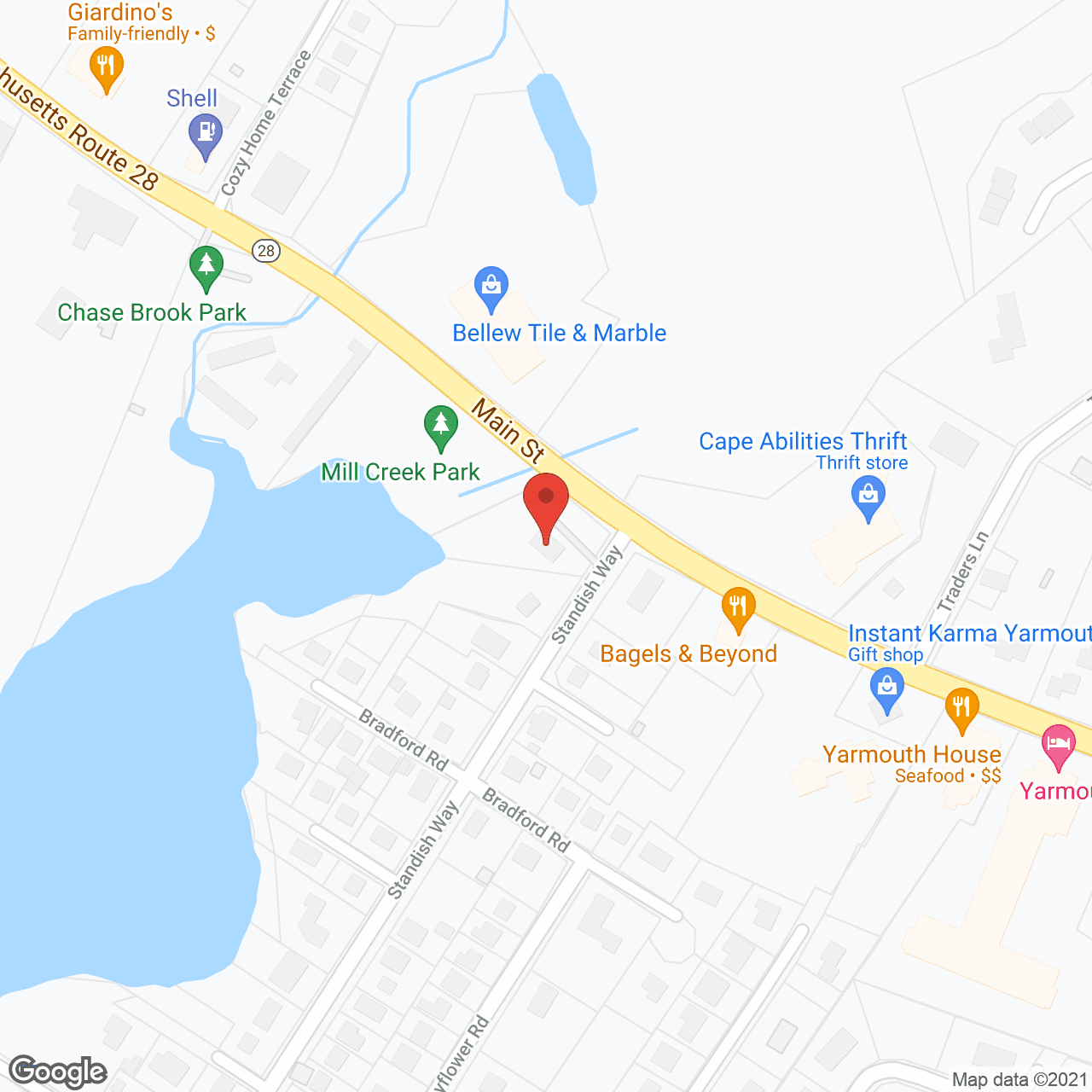 Greater Boston Home Health Svc in google map
