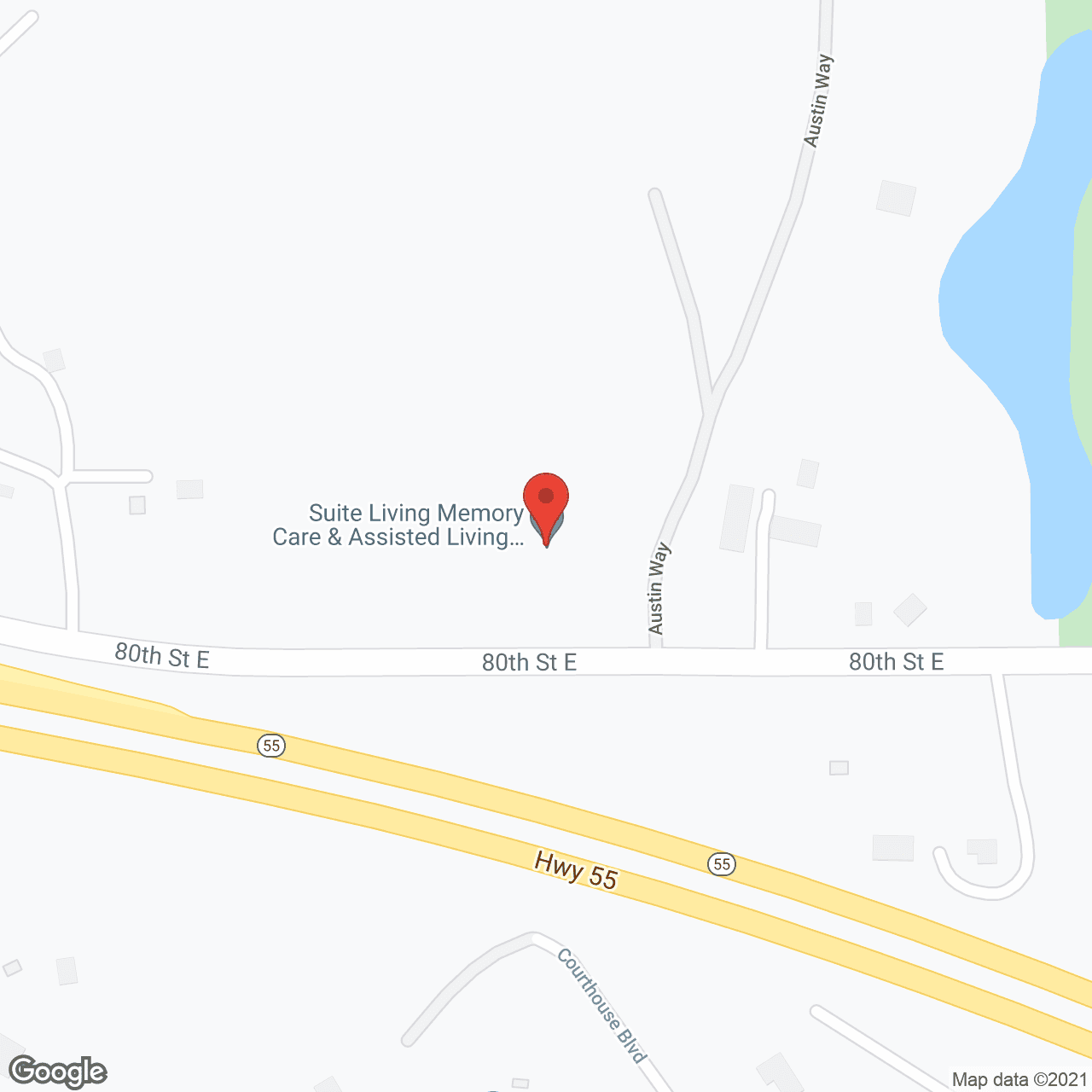Suite Living of Inver Grove Heights in google map