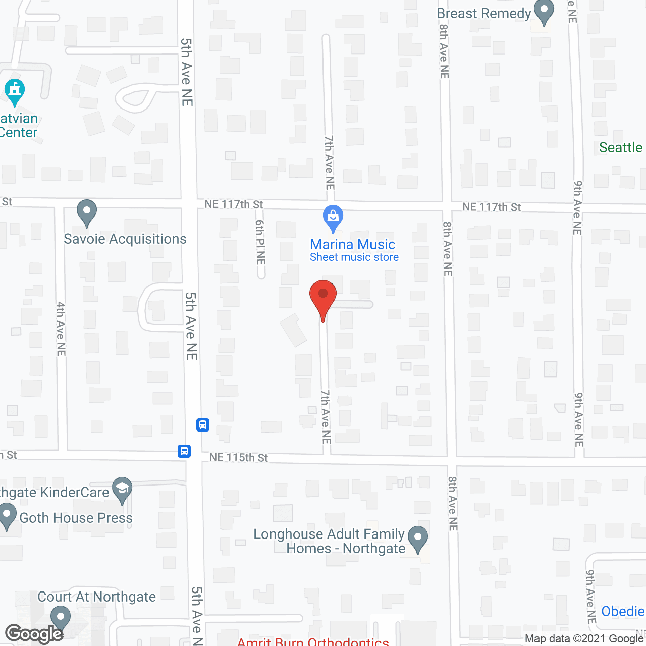 Pinehurst Home III in google map
