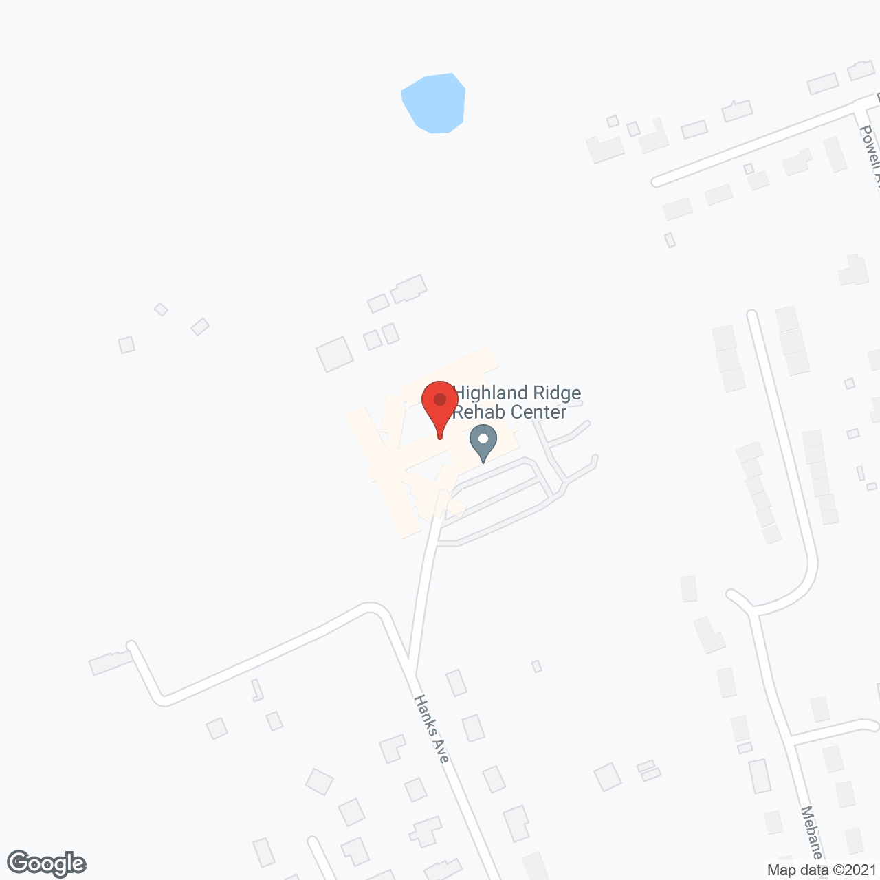Highland Ridge Rehab Center in google map