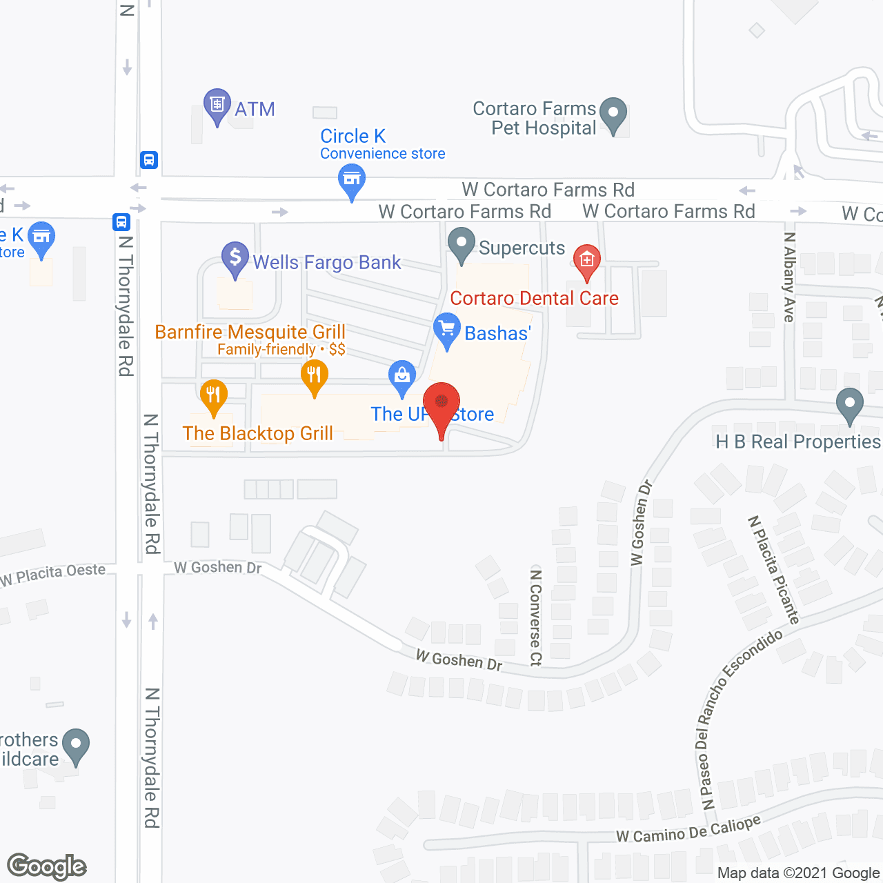HomeWell Care Services of Tucson, AZ in google map