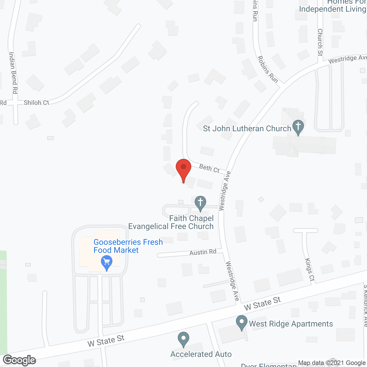 Calebria House in google map