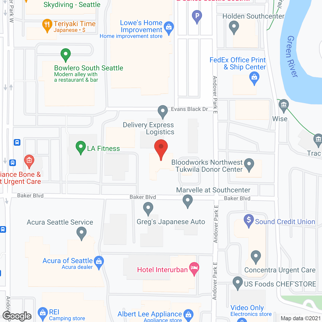 Merrill Gardens at Tukwila in google map