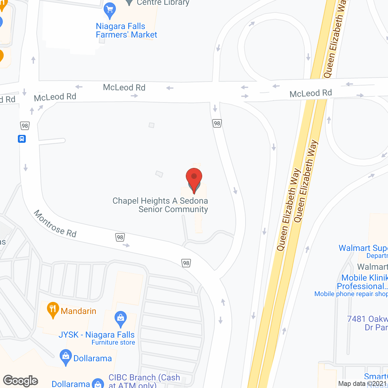 Chapel Heights / A Sedona Senior Community in google map