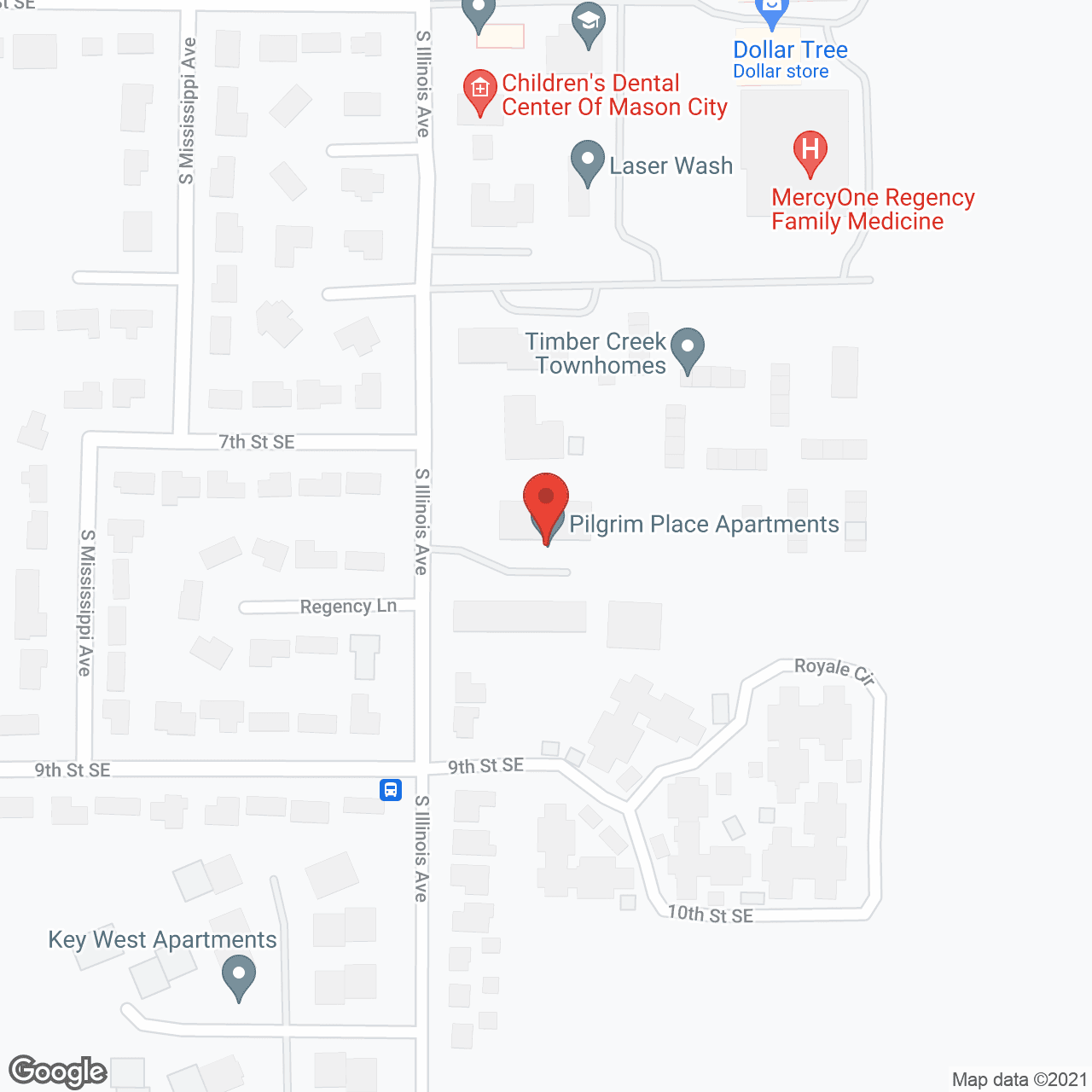 Pilgrim Place in google map