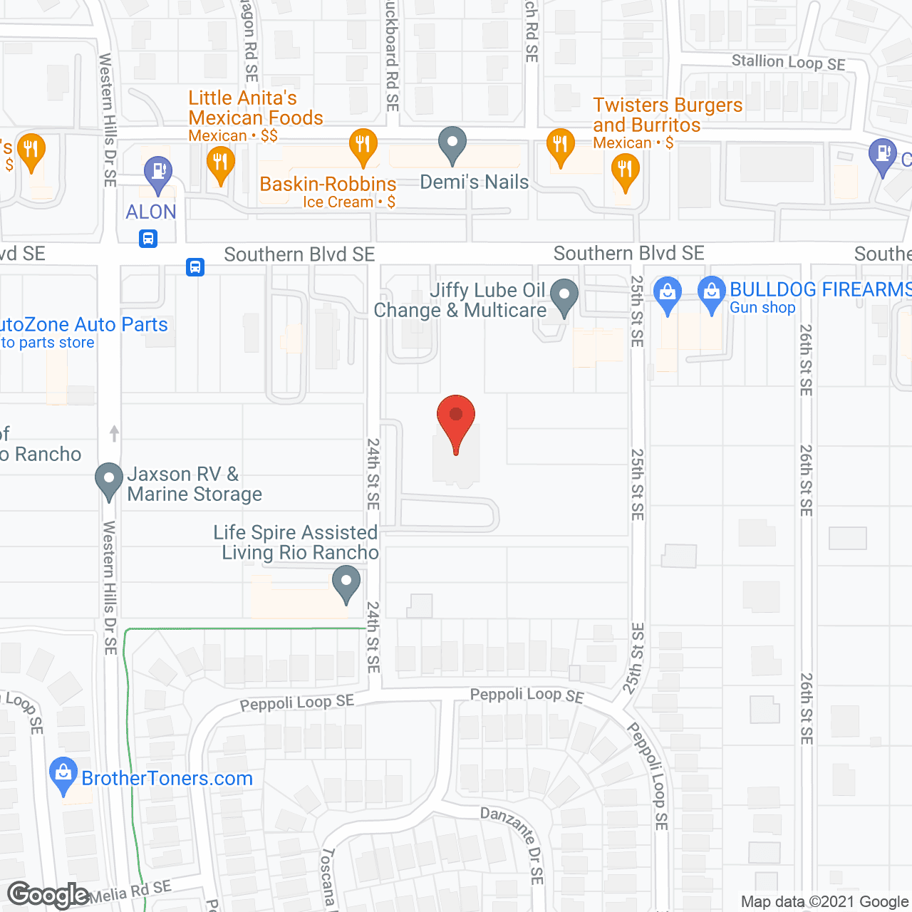 Share Your Care - Rio Rancho in google map