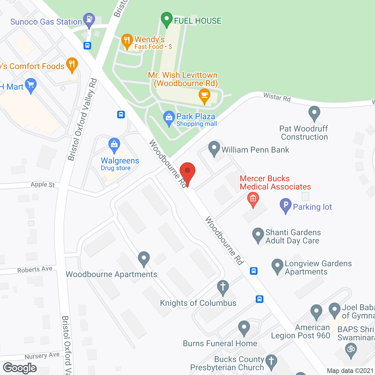 Shanti Gardens in google map