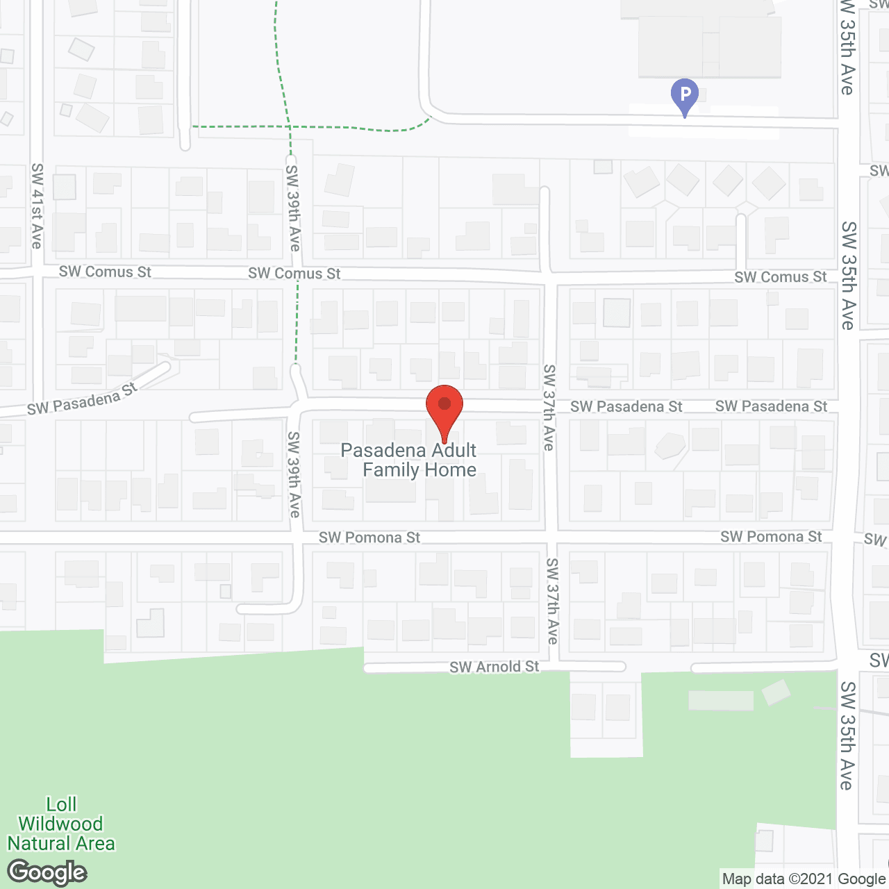 Pasadena Adult Family Home in google map
