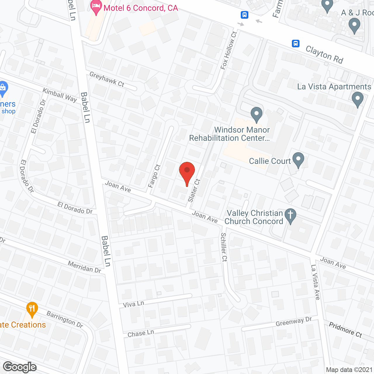 Trinityville in google map