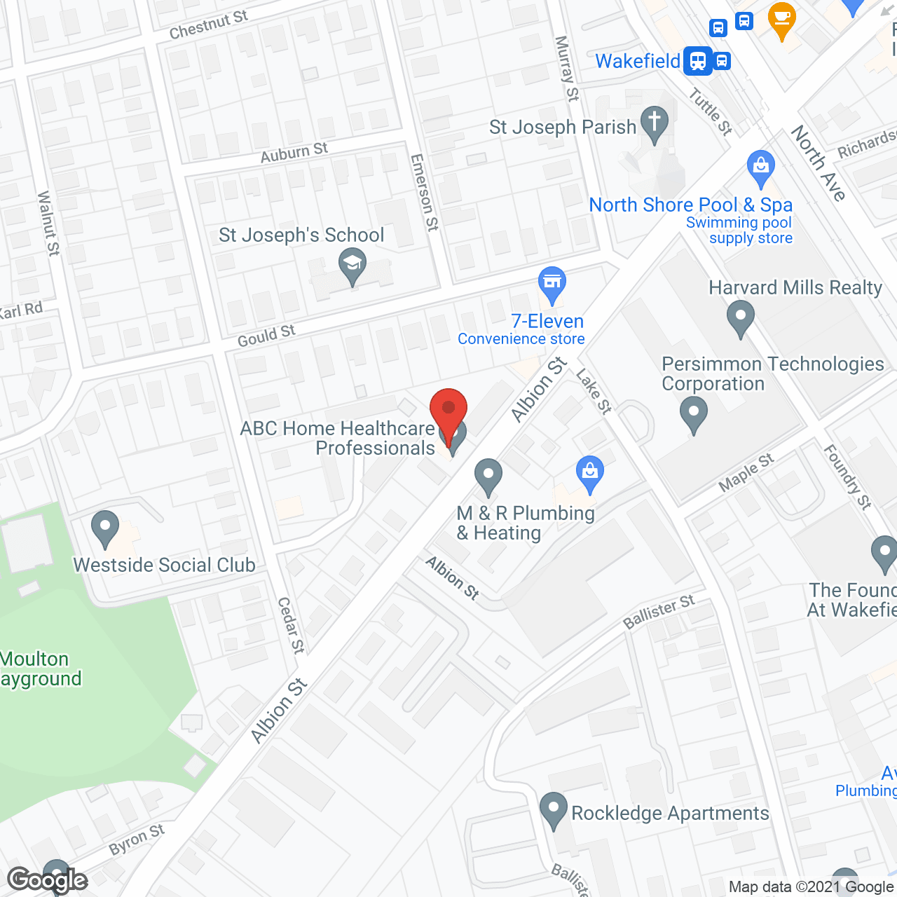 ABC Home Healthcare Professionals in google map