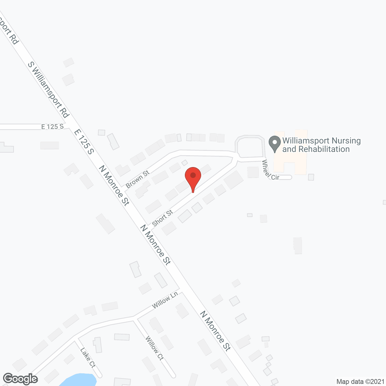 Williamsport Village and Garden Homes in google map