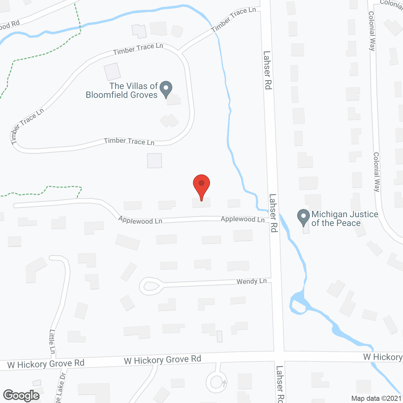 Applewood Lane Place in google map