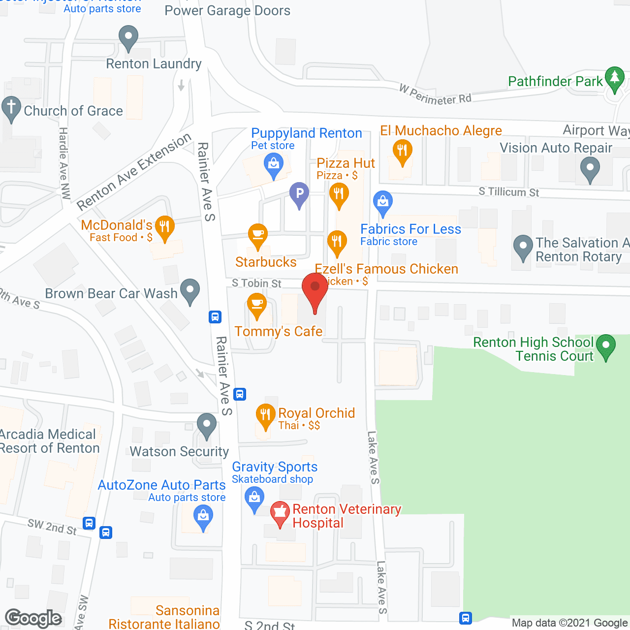 Hyatt Adult Day Care in google map