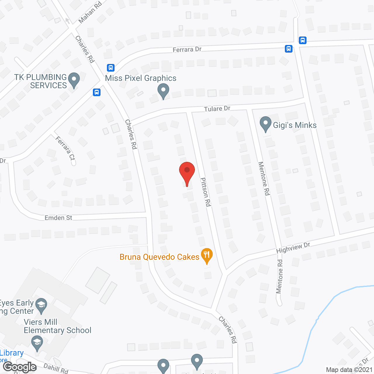 Dulce Hogar in google map