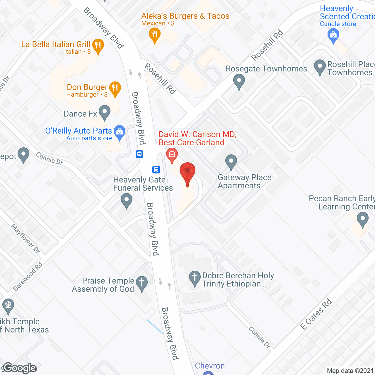 Healthstar Medical Svc in google map