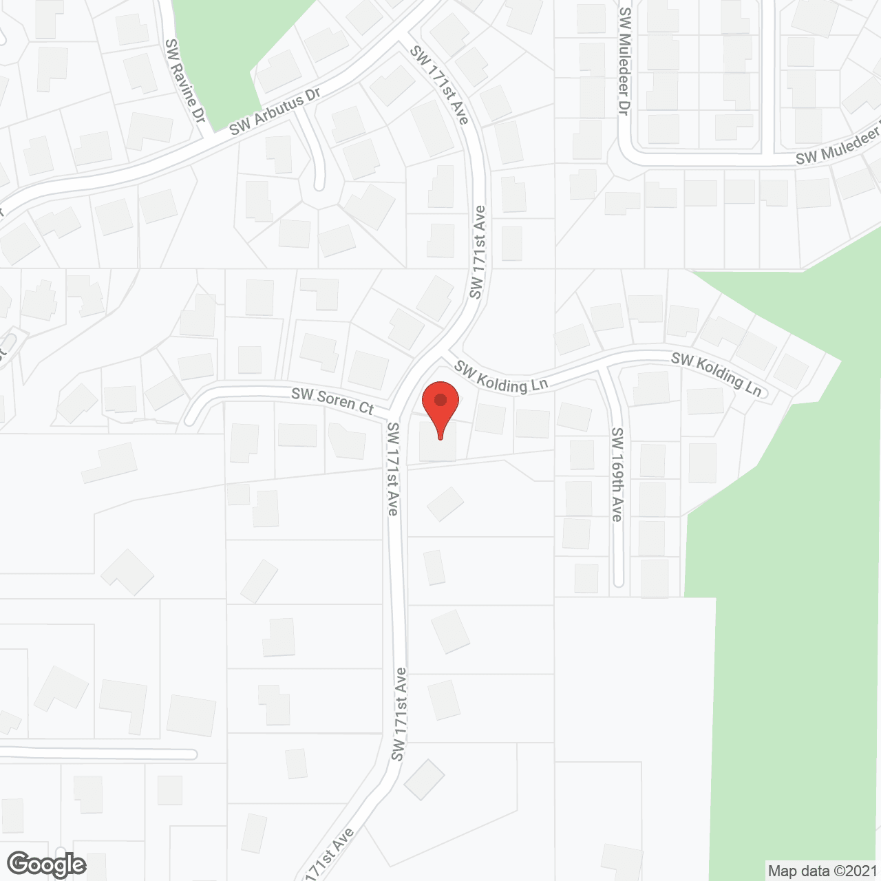 Beaverton Genesis in google map