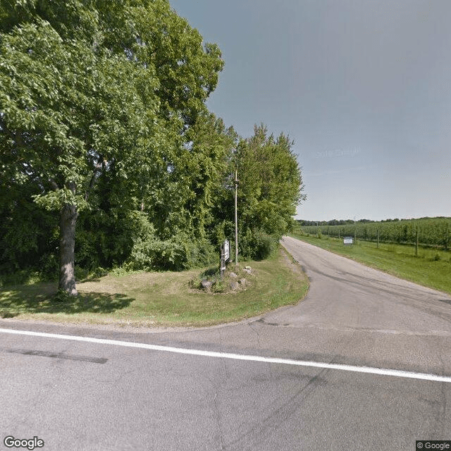 street view of Lakeside Village 55+ Waterfront Community on Wabasis Lake