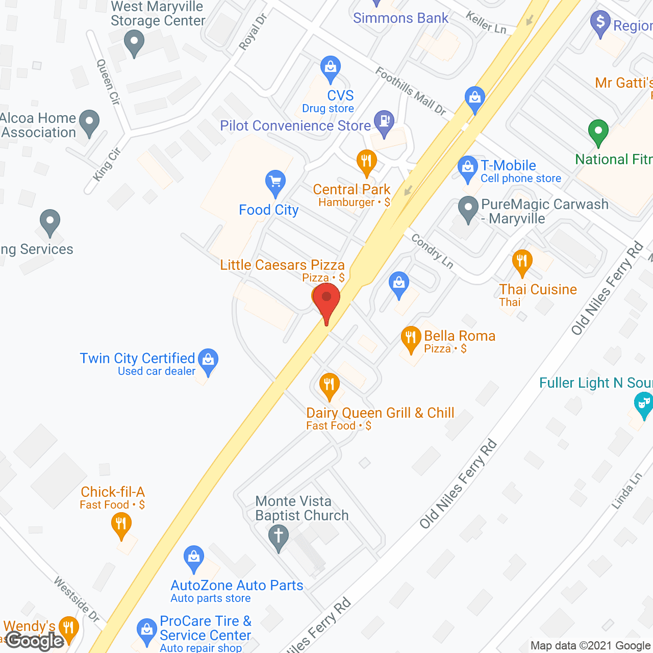 Foot Hills Adult Care Enrichment Src. in google map