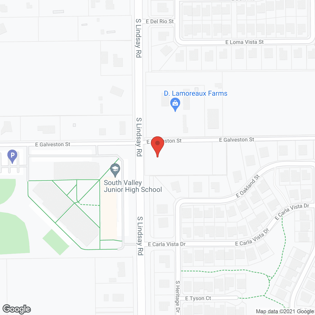 Entrada Assisted Living in google map