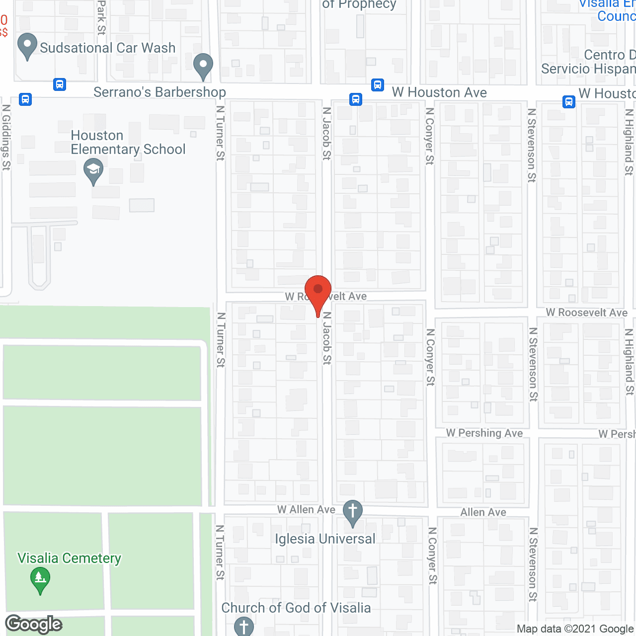 Visalia Senior Living Care in google map