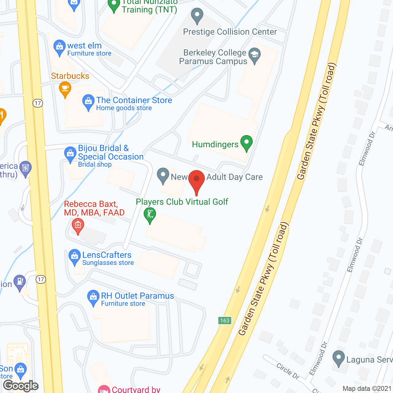 New Life Adult Day Care in google map