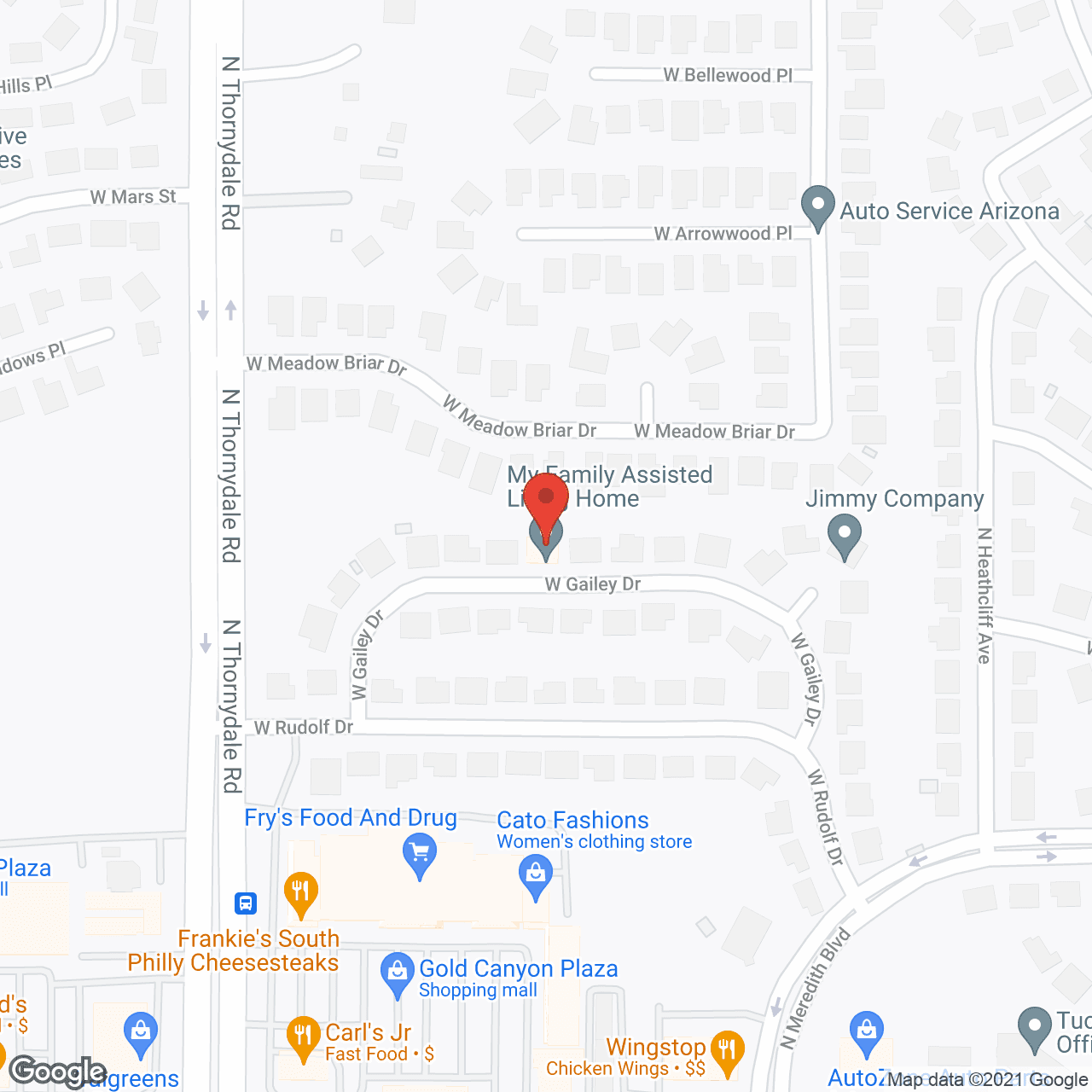 My Family Assisted Living Home in google map