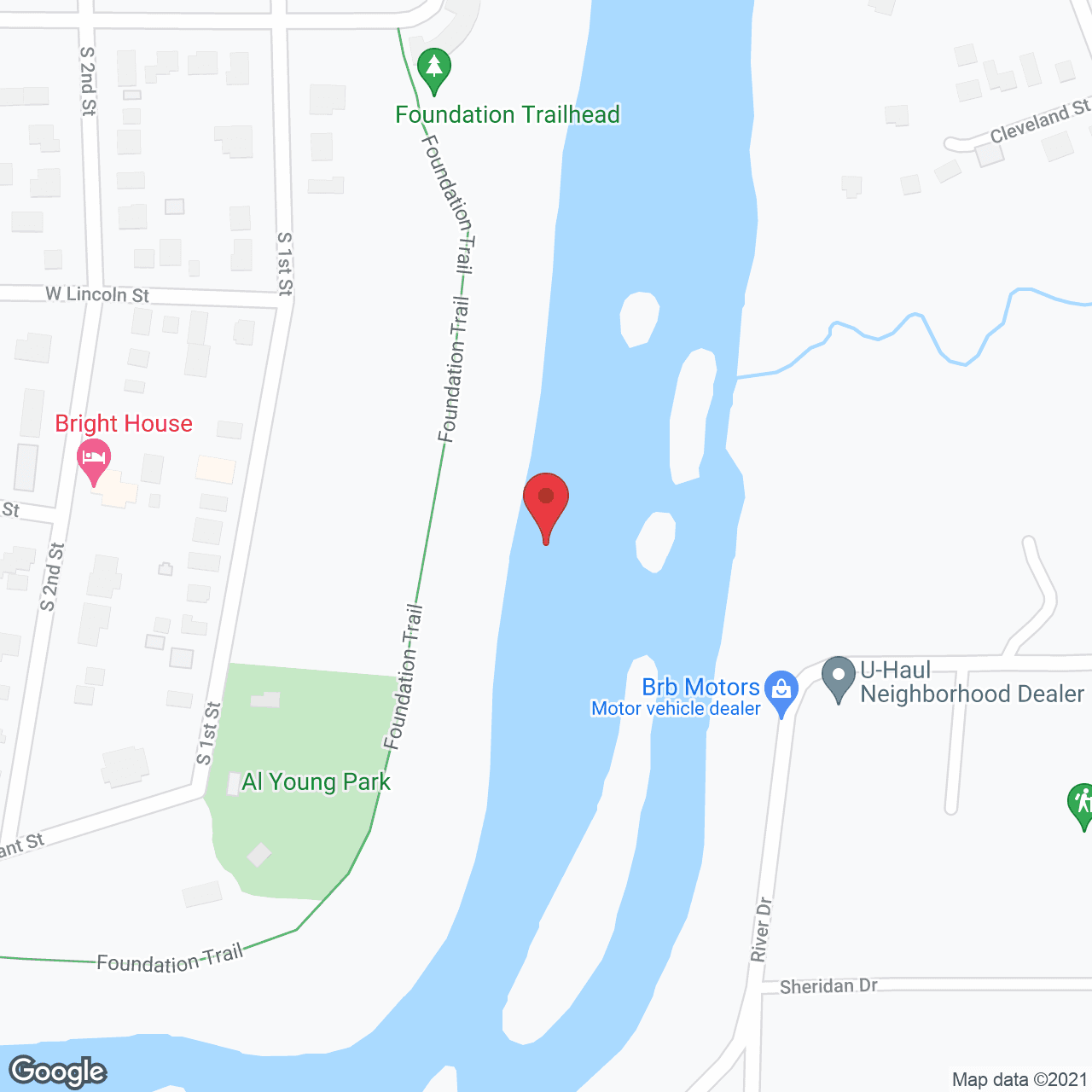 Meadowbrook at Black River Falls in google map