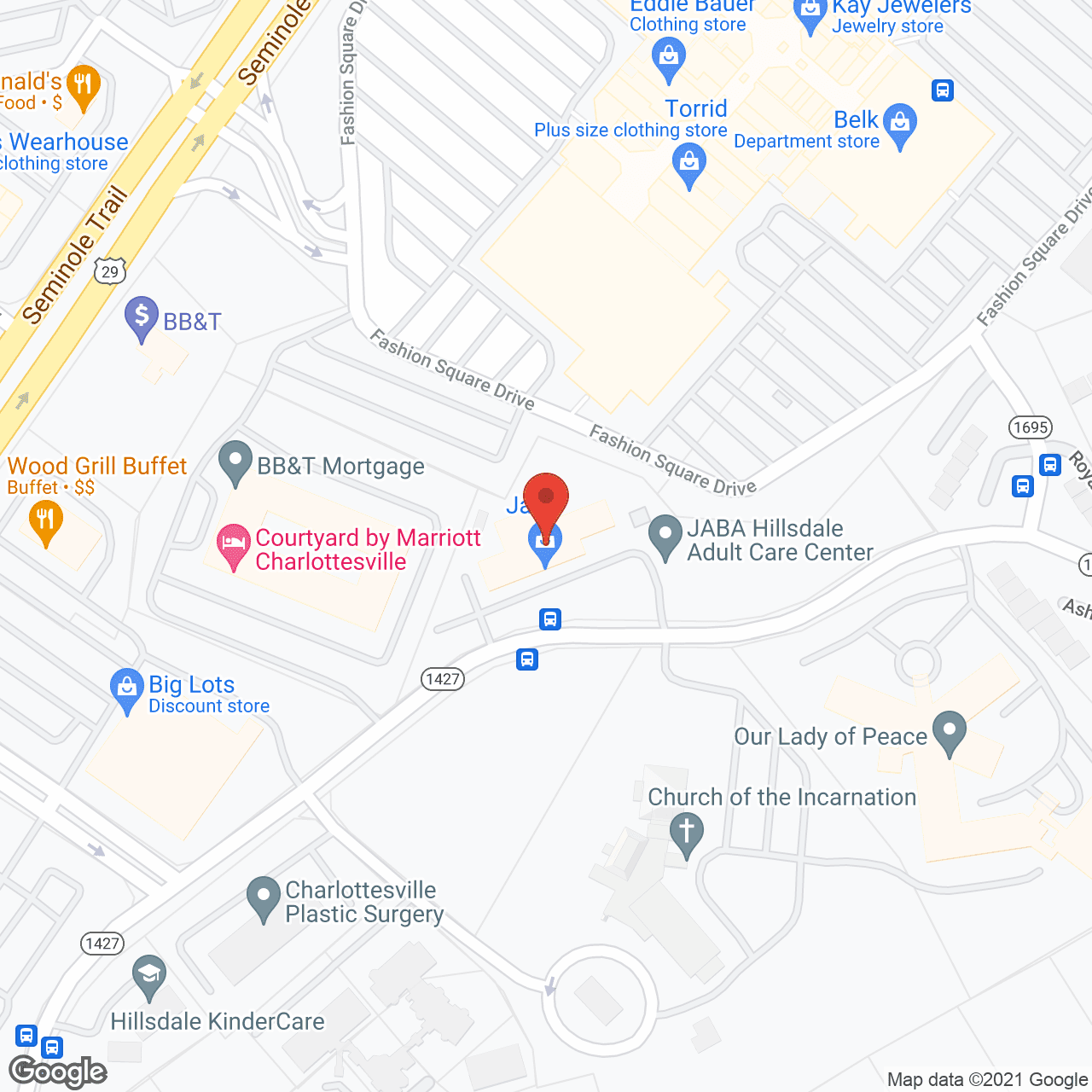 Jaba's Adult Day Healthcare in google map