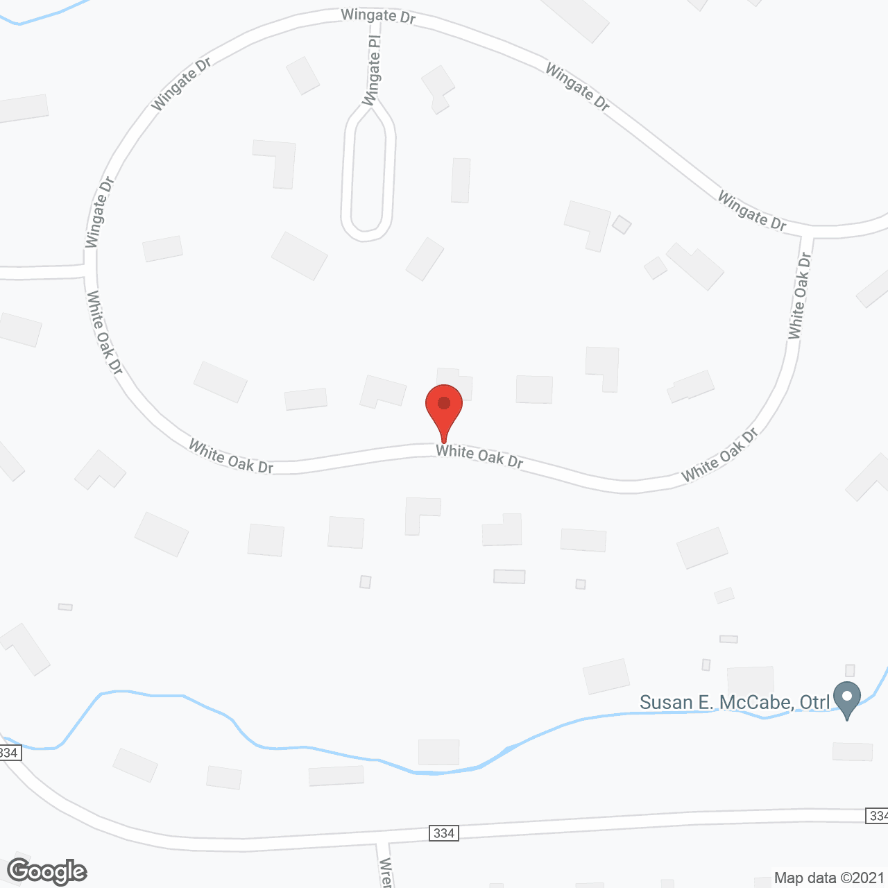 Burr Oak Commons in google map