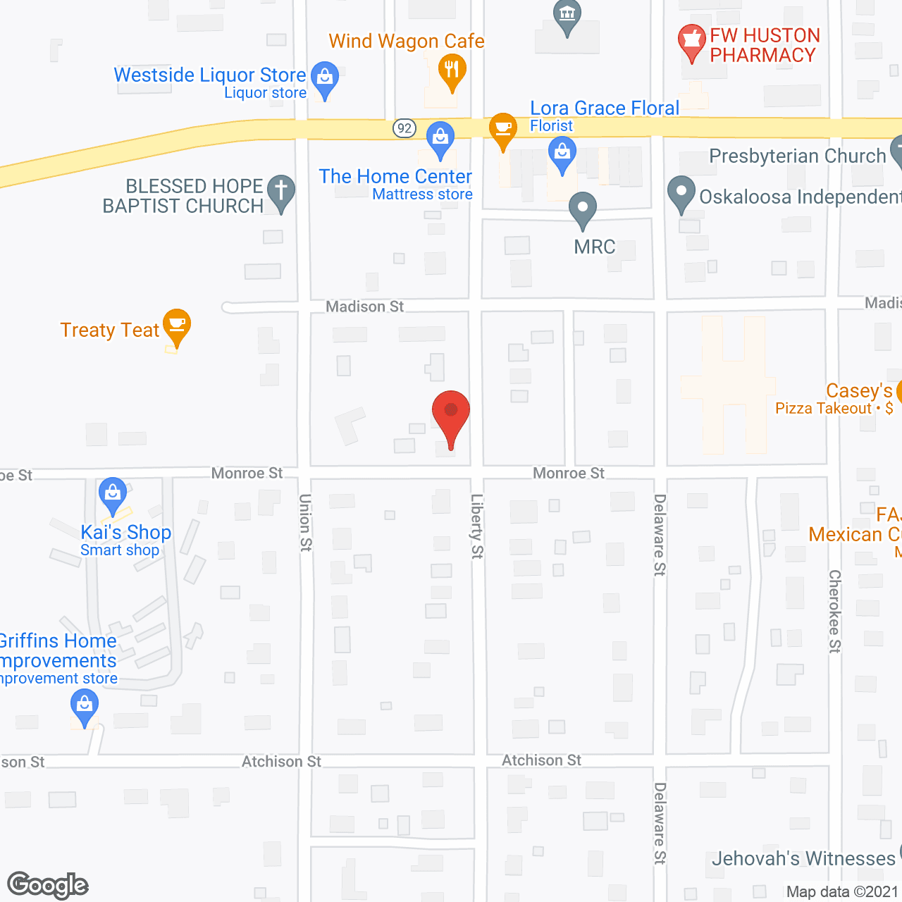 RestWell Home Plus in google map