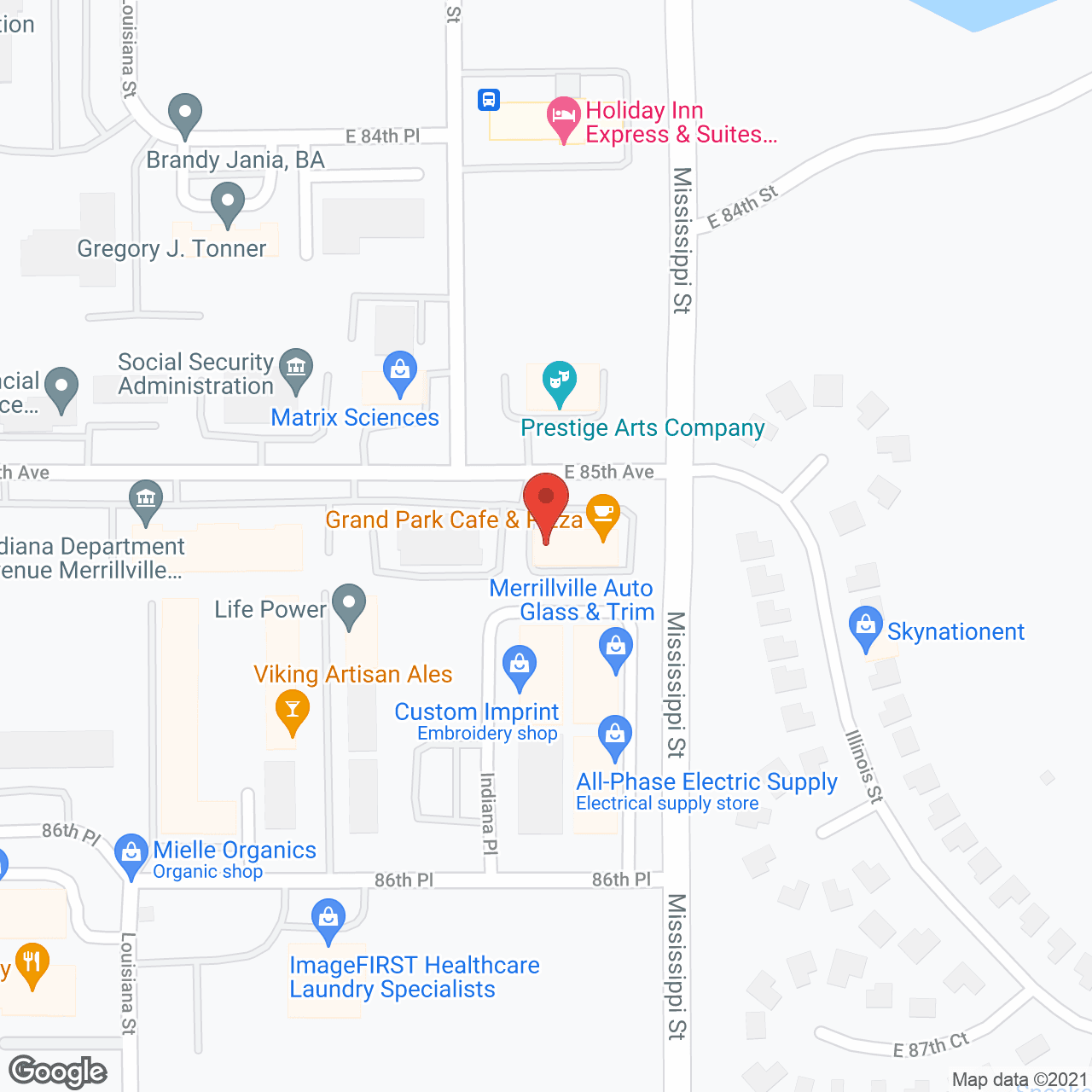 Interim Healthcare Svc Inc-Merrillville, IN in google map