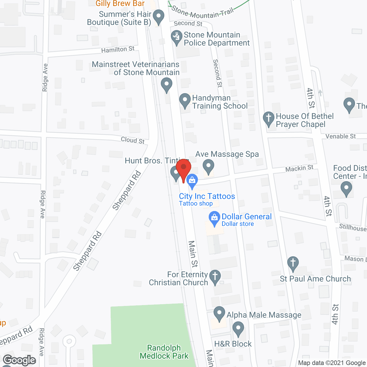 Cobblestone of Park Springs, a CCRC in google map