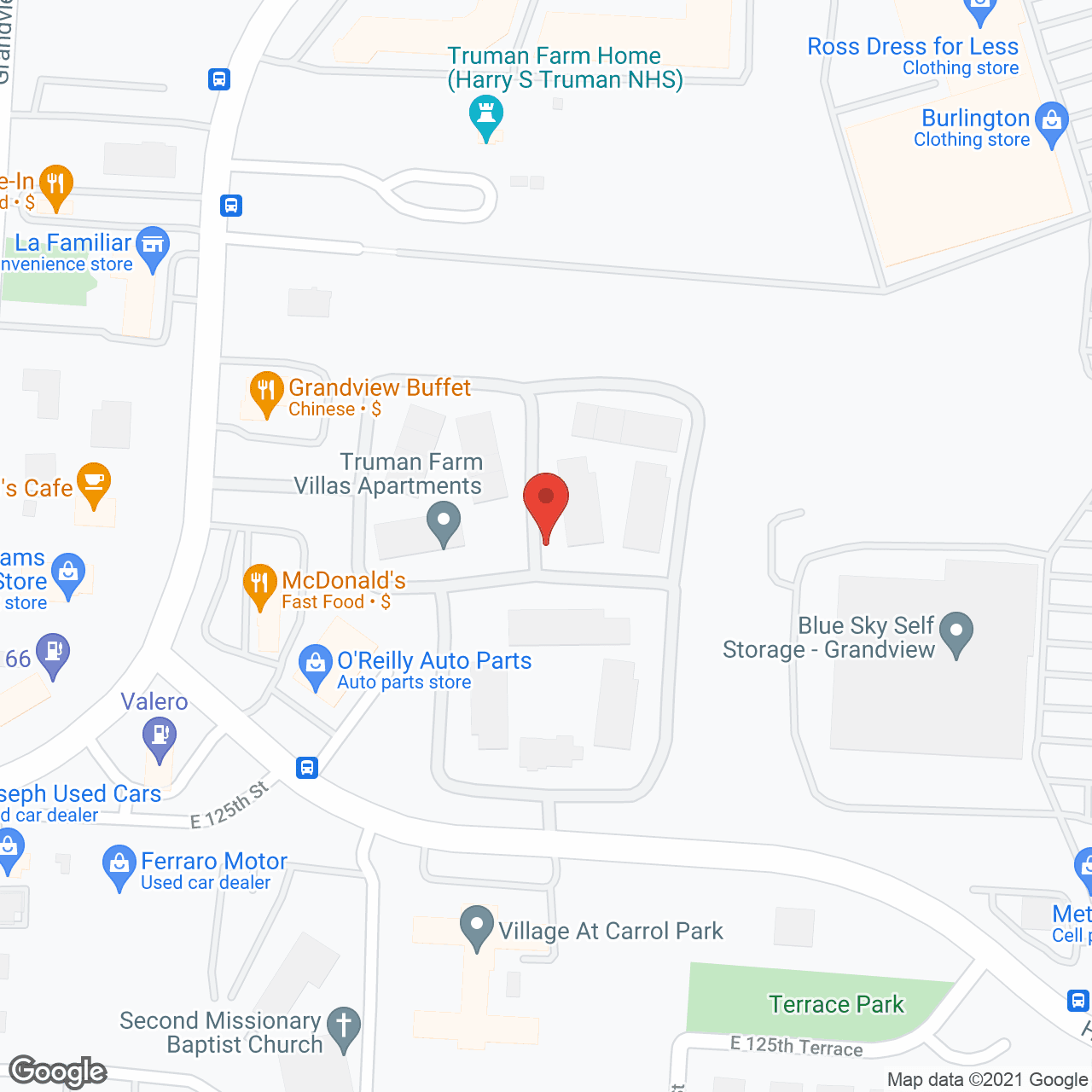 Truman Farm Villas in google map