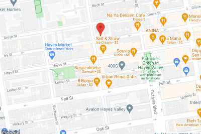 The Village at Hayes Valley in google map