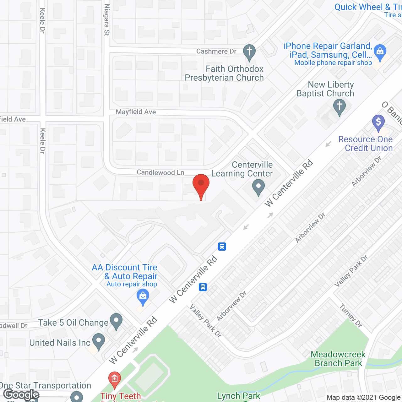 Garland Assisted Living in google map