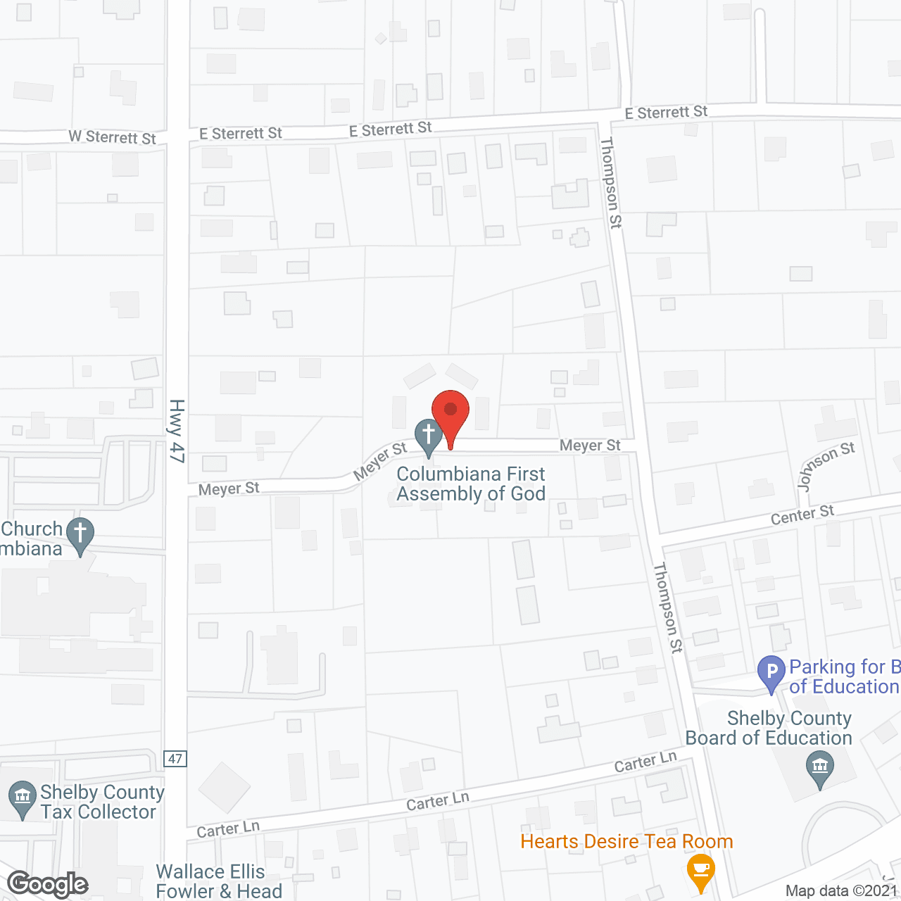 Premier Assisted Living in google map