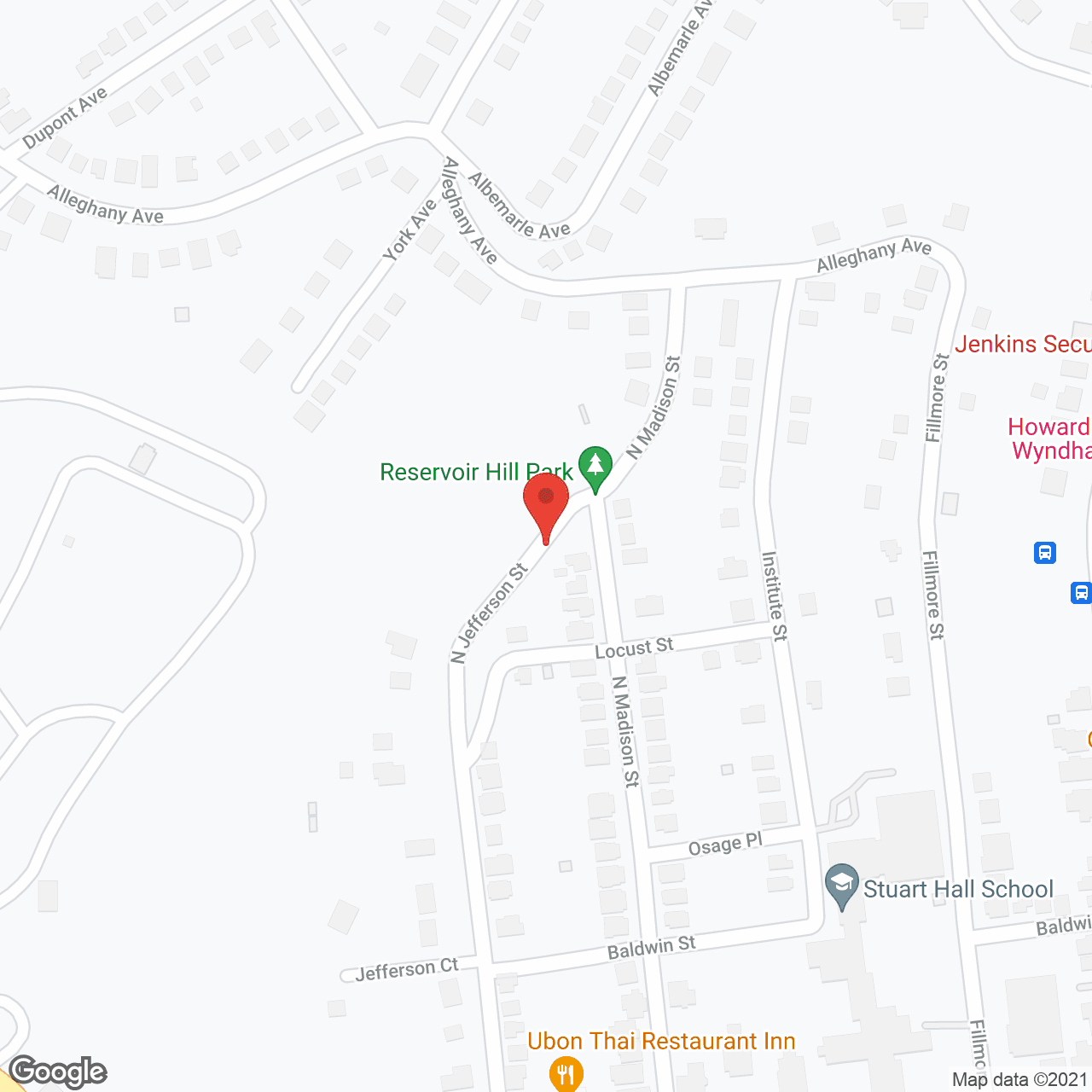 English Meadows Fishersville in google map