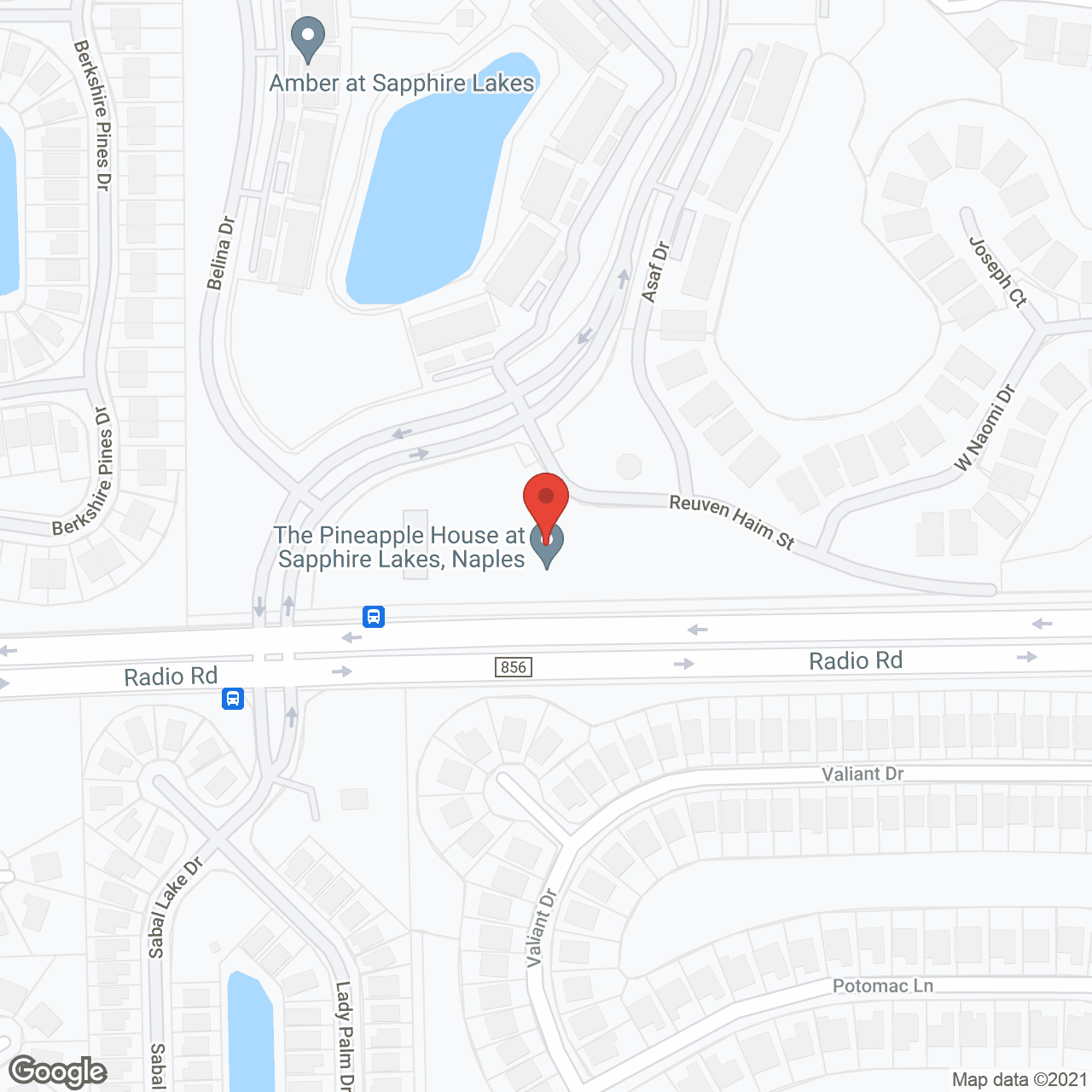 The Pineapple House at Sapphire Lakes in google map
