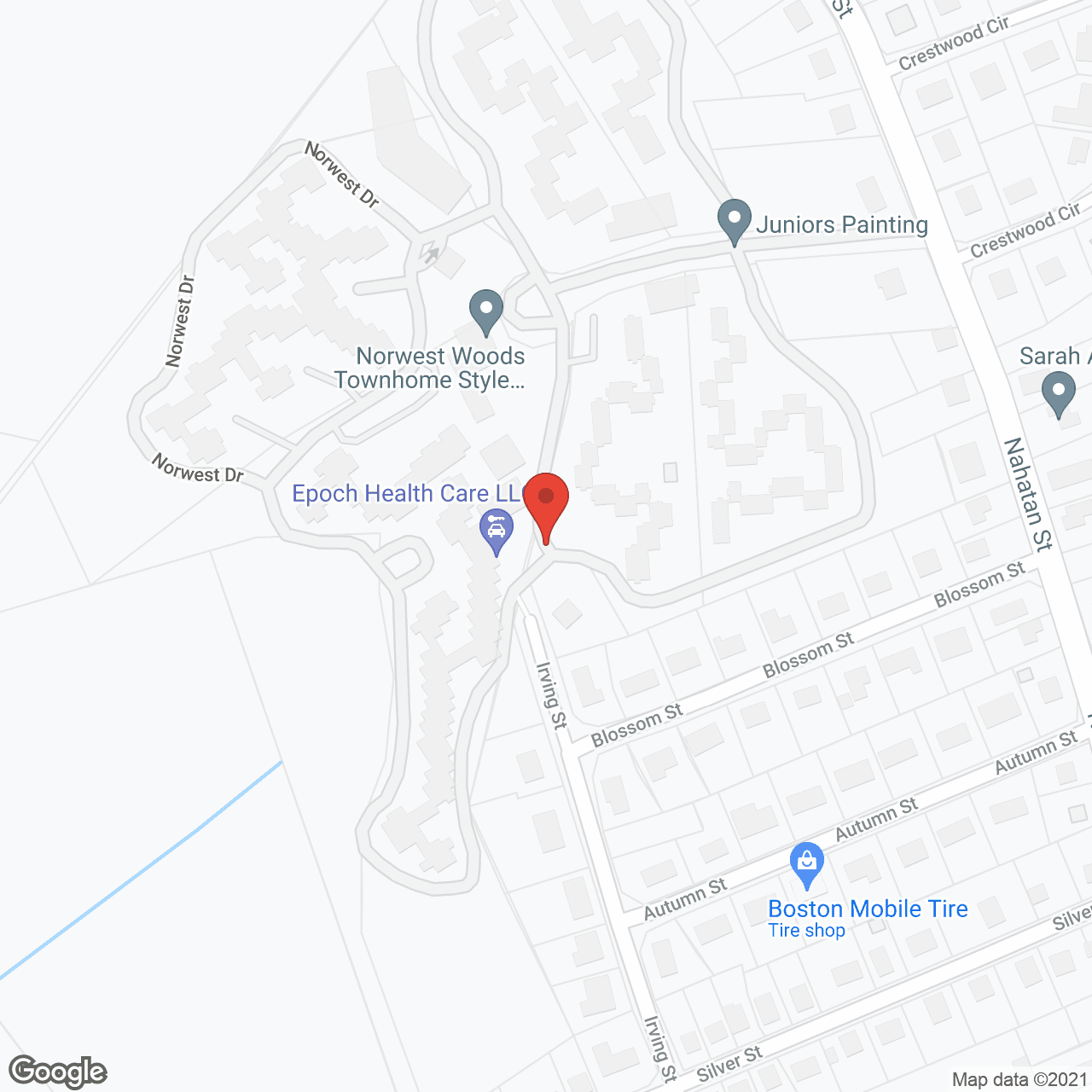 Epoch Health Services in google map