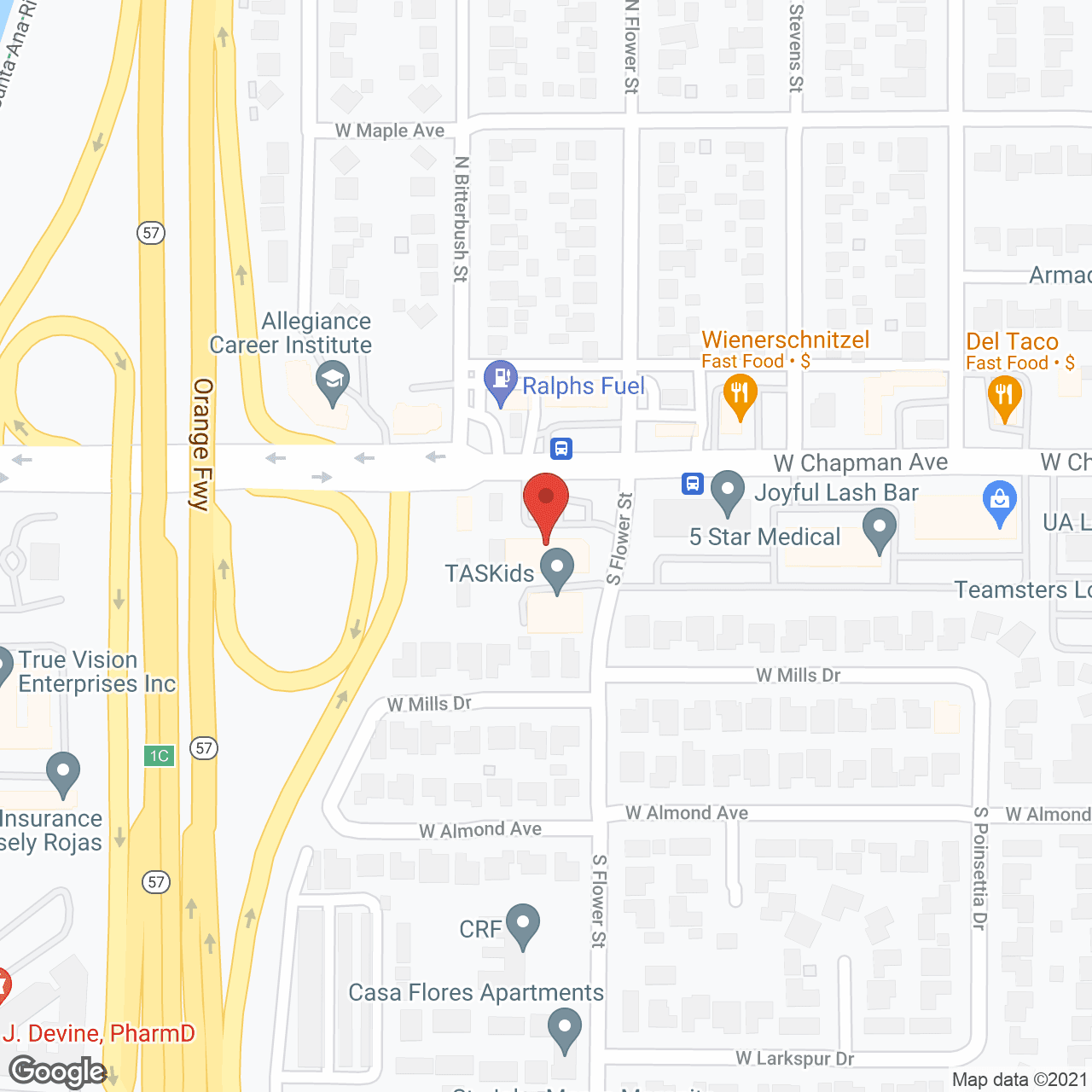 ComForCare Home Care NE Orange County in google map